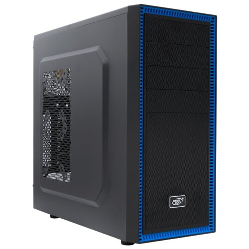 Deepcool TESSERACT BF ATX Black-Blue без БП[DP-CCATX-TSRBFBK]