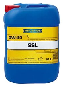 Моторное масло RAVENOL Super Synthetik Oel SSL SAE 0W-40 (10л) new