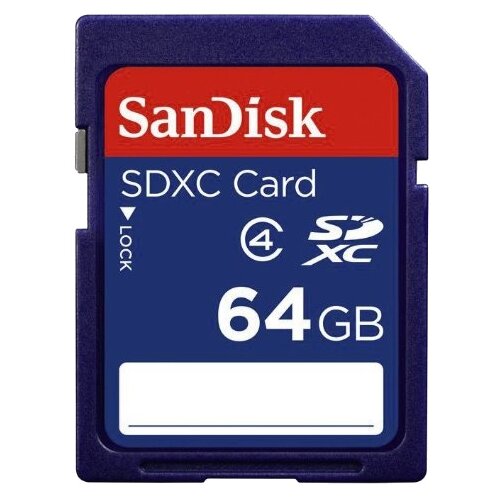 Карта памяти SanDisk SDXC Class 4 64 GB