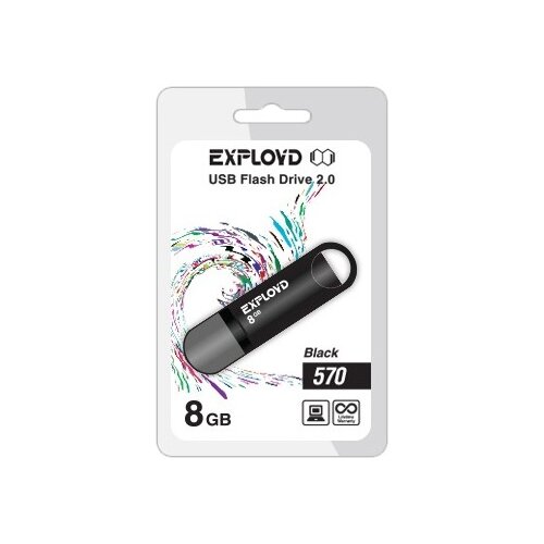 фото Флешка EXPLOYD 570 8GB black