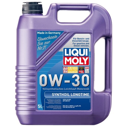 фото Моторное масло LIQUI MOLY Synthoil Longtime 0W-30 5 л