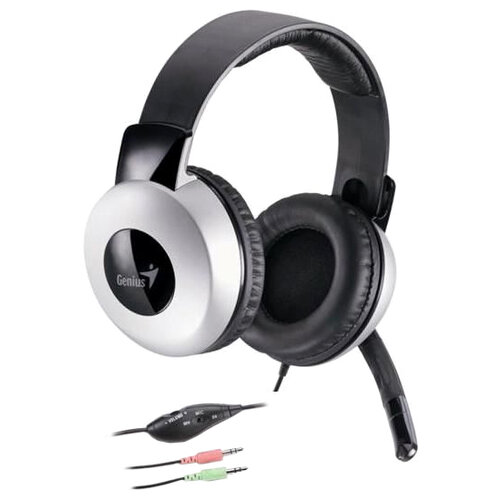 Genius HS-05A, черный/серый наушники genius hs 300n