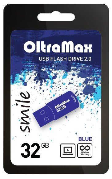 USB флэш-накопитель OLTRAMAX 32GB Smile USB2.0 синий