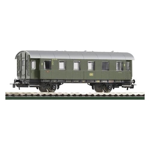 PIKO Пассажирский вагон Bi (2 класс), серия Hobby, 57630, H0 (1:87), 1 вагон, зеленый паровоз 2 вагона для железной дороги