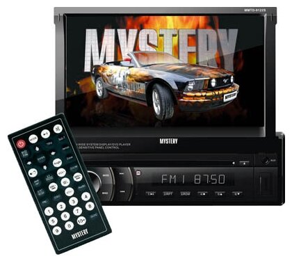 Автомобильная мультимедийная система 1 DIN с выдвижным экраном MMTD-9121