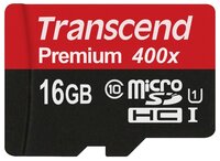 Карта памяти Transcend TS16GUSDU1 400x