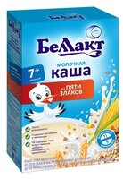 Каша Беллакт молочная 5 злаков (с 7 месяцев) 250 г