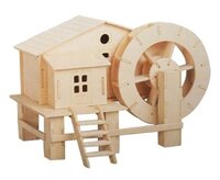 Сборная модель Мир деревянных игрушек Водяная мельница (П068)