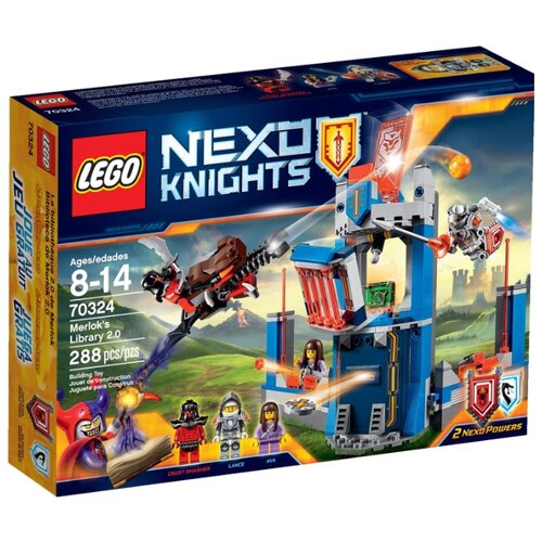 Конструктор LEGO Nexo Knights 70324 Библиотека Мерлока 2.0, 288 дет. 10486 lari конструктор нексо библиотека мерлока 2 0