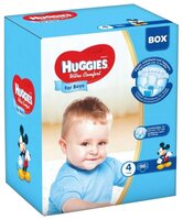 Huggies подгузники Ultra Comfort для мальчиков 4 (7-16 кг) 96 шт.