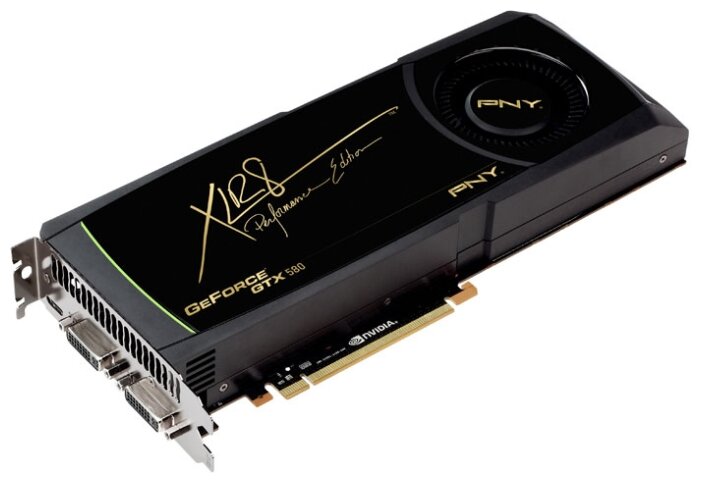 Видеокарта PNY GeForce GTX 580 772 Mhz PCI-E 2.0 1536 Mb 4008 Mhz 384 bit 2xDVI Mini-HDMI HDCP