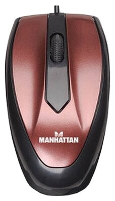 Мышь Manhattan MO1 Optical Mini Mouse (177979) Brown USB
