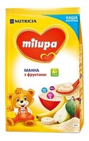 Каша Milupa (Nutricia) молочная манная с фруктами (с 6 месяцев) 210 г