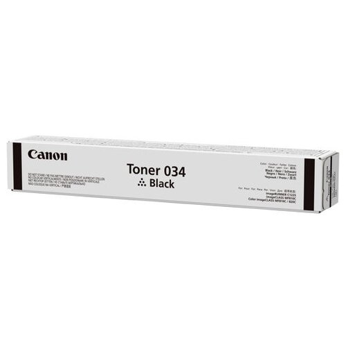 Тонер Canon 034BK (9454B001), 12000 стр, черный картридж canon 034 9454b001 туба для копира ir c1225if черный