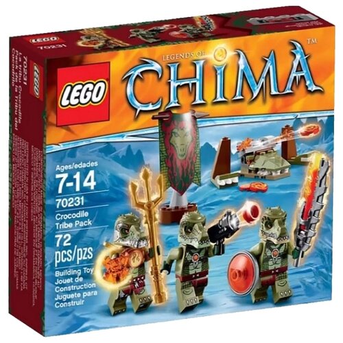 Конструктор LEGO Legends of Chima 70231 Лагерь клана Крокодилов, 72 дет.
