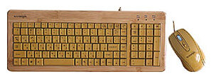 Konoos Клавиатура и мышь Konoos Bambook-001 Brown USB