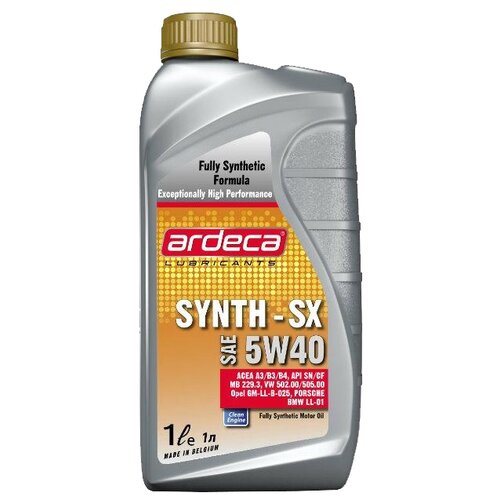 фото Синтетическое моторное масло ardeca synth-sx 5w40, 1 л