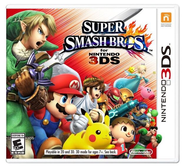 Игра Super Smash Bros. для Nintendo 3DS, картридж