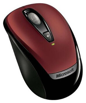 Беспроводная компактная мышь Microsoft Wireless Mobile Mouse 3000 Red USB