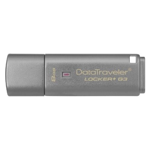 Флешка Kingston DataTraveler Locker+ G3 16 GB, 1 шт., серый