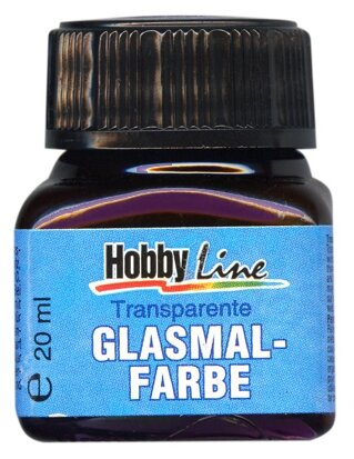 Краски Hobby Line Glasmal Farbe №212 Фиолетовый прозрачный KR-45212 1 цв. (20 мл.)