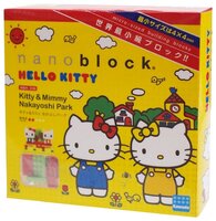 Конструктор Nanoblock Hello Kitty NBH-056 Китти и Мимми в парке