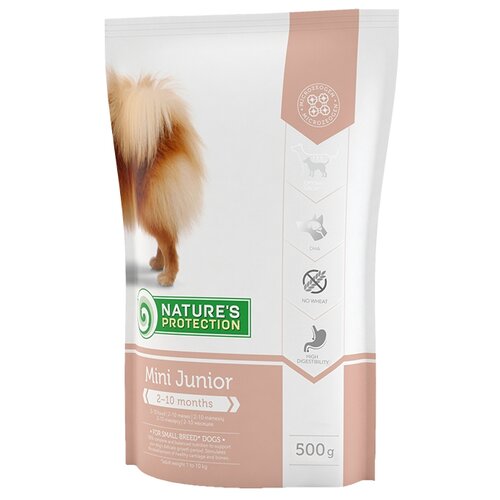 Натур Протекшн 57233 Mini Junior сух.д/щенков мелких пород Птица 500г