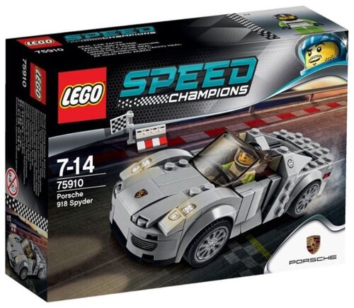 Конструктор LEGO Speed Champions 75910 Porsche 918 Spyder, 151 дет.