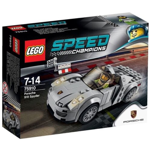 Конструктор LEGO Speed Champions 75910 Porsche 918 Spyder, 151 дет. welly 1 36 porsche 918 spyder concept alloy diecast car collection toy souvenir ornament nex new exploration of model