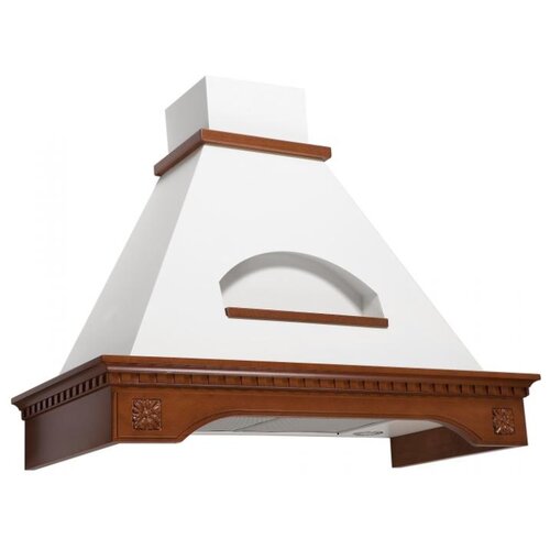 Каминная вытяжка Elikor Бельведер Флореале 60 бежевый бук орех 2903500₽
