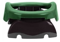 Potette Plus горшок 2 in 1 Portable Potty & Trainer Seat темно-зеленый/черный