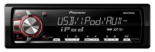 Автомагнитола Pioneer MVH-X460UI 1DIN 4x50Вт