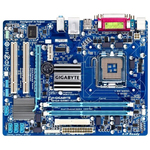 Материнская плата GIGABYTE GA-G41MT-S2PT rev1.1 LGA 775 G41 PCI-E+SVGA+GbLAN SATA MicroATX 2DD