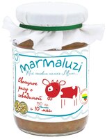 Пюре Marmaluzi овощное рагу с говядиной (с 10 месяцев) 190 г, 6 шт