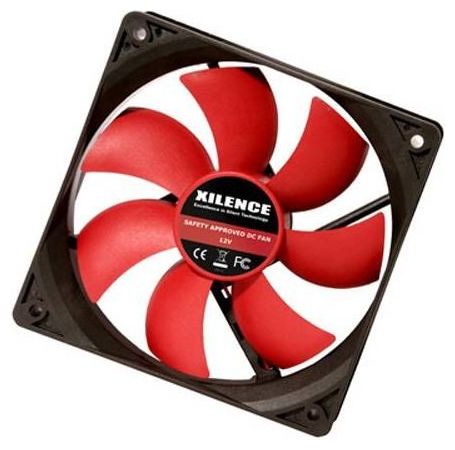 XILENCE case fan, XPF80.R.PWM, 80mm Red Wing, Hydro bearing, PWM