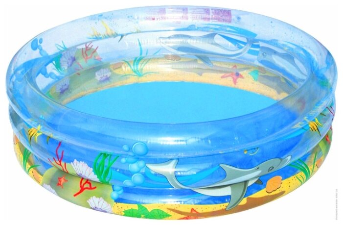 Детский бассейн Bestway Transparent Sea Life 51048