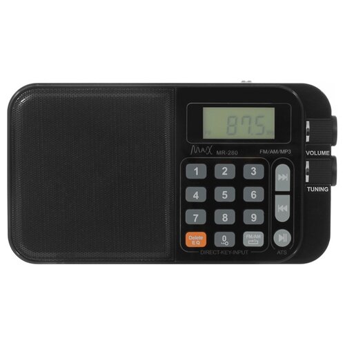 Портативная акустика с Bluetooth MAX MR-280 Black 227900₽