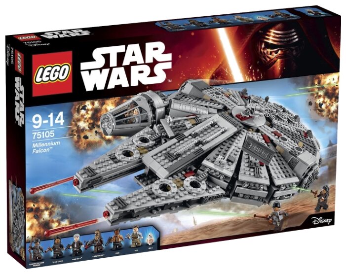 Конструктор LEGO Star Wars 75105 Сокол тысячелетия