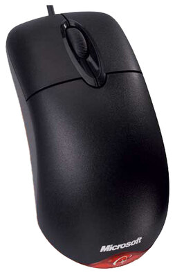 Мышь Microsoft Wheel Mouse Optical Black USB+PS/2