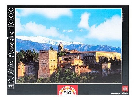 Пазлы 1000 дет. 13766 Замок Алхамбра. Гранада, (Educa Borras) ()