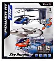 Вертолет Silverlit Power in Air Sky Dragon (84512) 19 см синий/черный