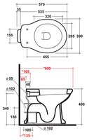 Унитаз Olympia Impero 0211T61