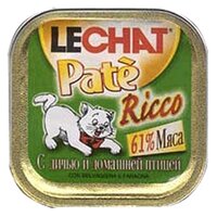 Корм для кошек LeChat Pate Ricco с Дичью и домашней Птицей (0.1 кг) 1 шт. 0.1 кг 1