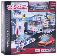 Majorette Игровой набор Creatix Полиция с машинкой 2050001