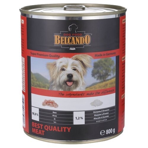 Консервы для собак Belcando со вкусом отборного мяса, 800 г