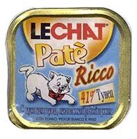 Корм для кошек LeChat Pate Ricco с кусочками Тунца, Океанической рыбой и рисом (0.1 кг) 32 шт. 0.1 к