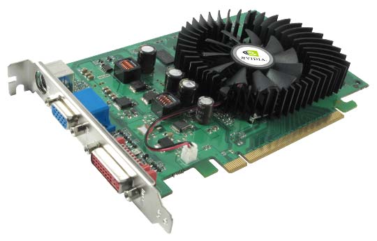 Видеокарта VVIKOO GeForce 7300 GT 350Mhz PCI-E 256Mb 667Mhz 128 bit DVI TV YPrPb