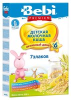 Каша Bebi молочная 7 злаков (с 6 месяцев) 200 г