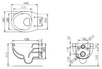 Унитаз ALTHEA Cento 40002