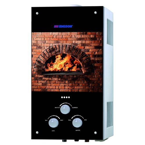 фото Проточный газовый водонагреватель edisson spark s 20 g (камин)